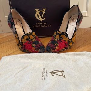 Vince Camuto Tapestry Heels